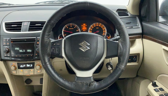 2013 Maruti Swift Dzire ZDI, Diesel, Manual, 97,113 km, Steering Wheel Close Up