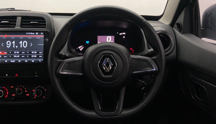 2020 Renault Kwid RXT 1.0 AMT (O), Petrol, Automatic, 17,037 km, Steering Wheel Close Up