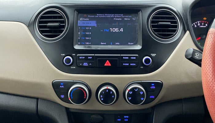 2017 Hyundai Grand i10 SPORTZ (O) AT 1.2 KAPPA VTVT, Petrol, Automatic, 62,604 km, Air Conditioner