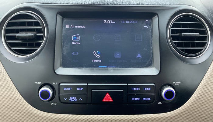 2017 Hyundai Grand i10 SPORTZ (O) AT 1.2 KAPPA VTVT, Petrol, Automatic, 62,604 km, Touchscreen Infotainment System