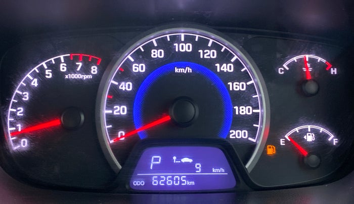 2017 Hyundai Grand i10 SPORTZ (O) AT 1.2 KAPPA VTVT, Petrol, Automatic, 62,604 km, Odometer Image
