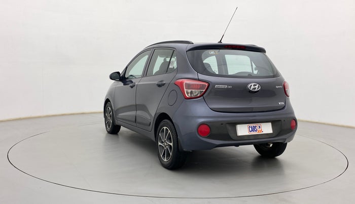 2017 Hyundai Grand i10 SPORTZ (O) AT 1.2 KAPPA VTVT, Petrol, Automatic, 62,604 km, Left Back Diagonal