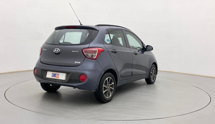 2017 Hyundai Grand i10 SPORTZ (O) AT 1.2 KAPPA VTVT, Petrol, Automatic, 62,604 km, Right Back Diagonal