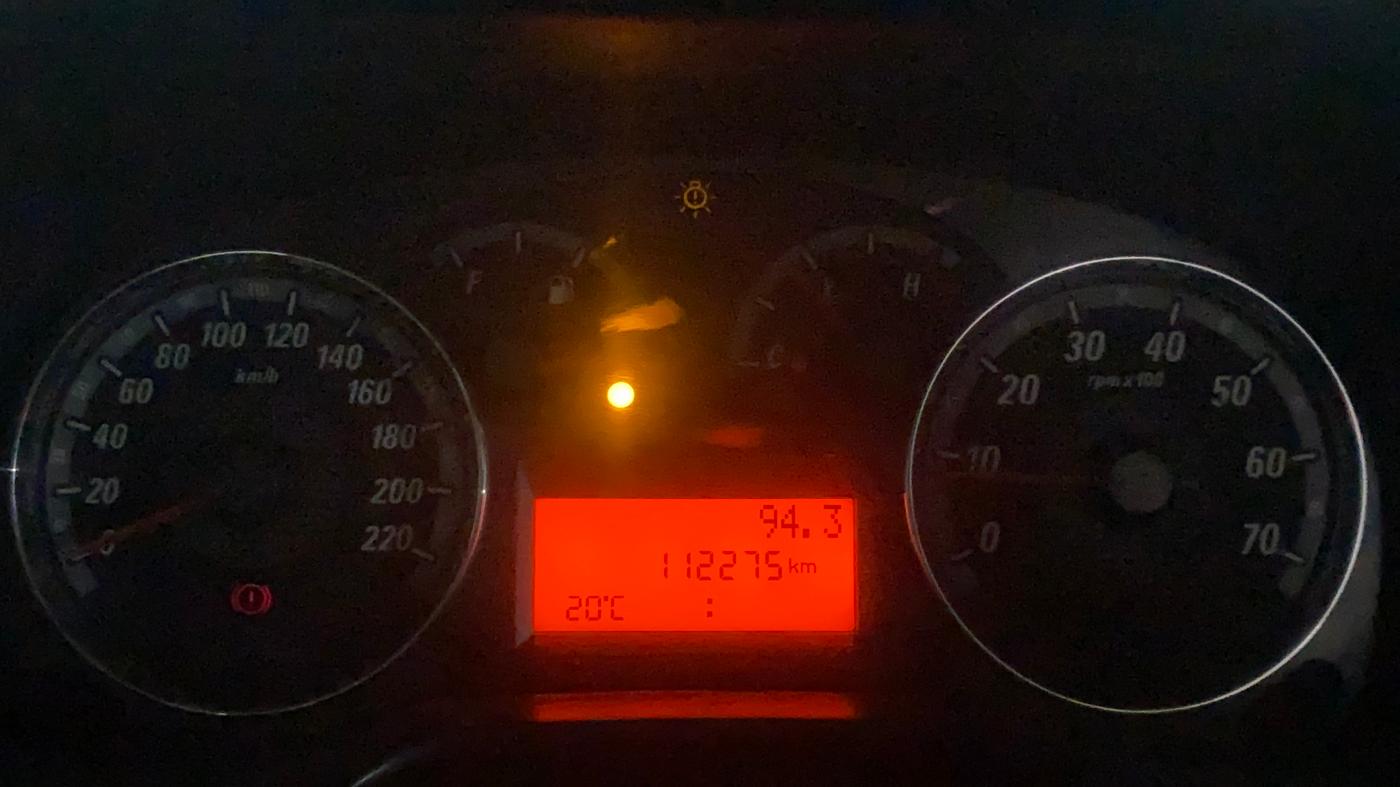 2014 Fiat Grand Punto DYNAMIC 1.3, Diesel, Manual, 1,12,238 km, Odometer Image