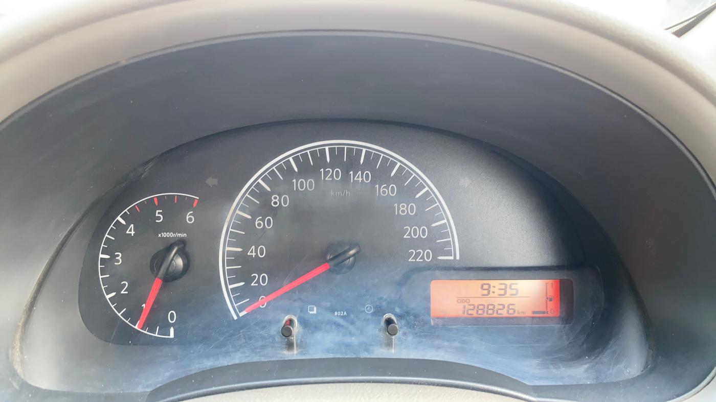 2016 Nissan Sunny XL, Petrol, Manual, 1,28,818 km, Odometer Image