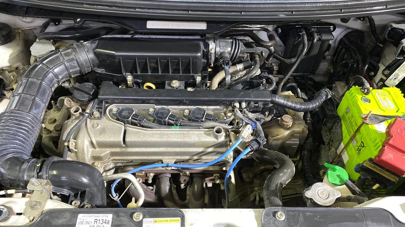 2019 Maruti New Wagon-R VXI 1.0 AMT, Petrol, Automatic, 1,13,112 km, Engine View