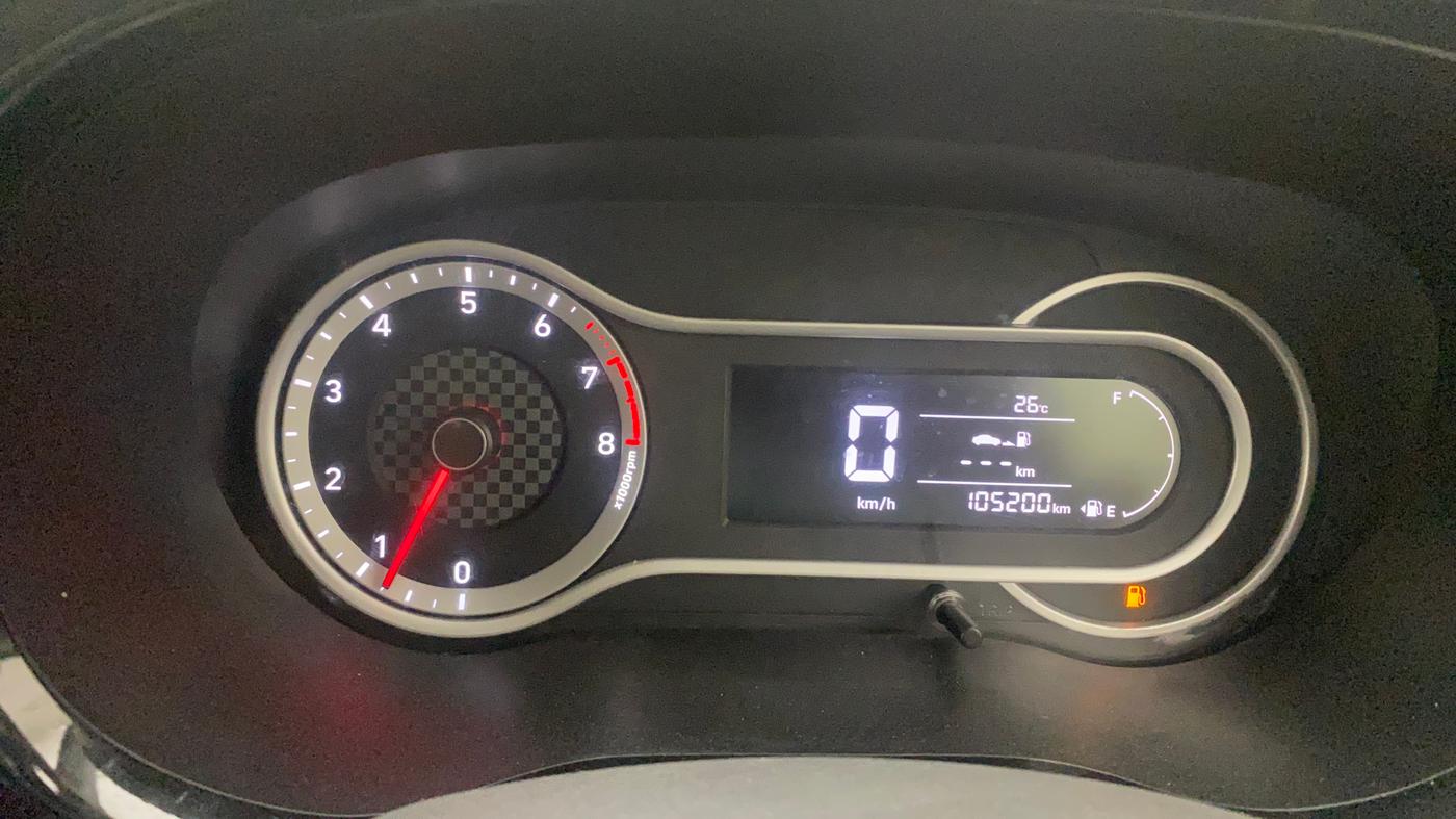 2019 Hyundai GRAND I10 NIOS ASTA 1.2 KAPPA VTVT, Petrol, Manual, 1,05,206 km, Odometer Image