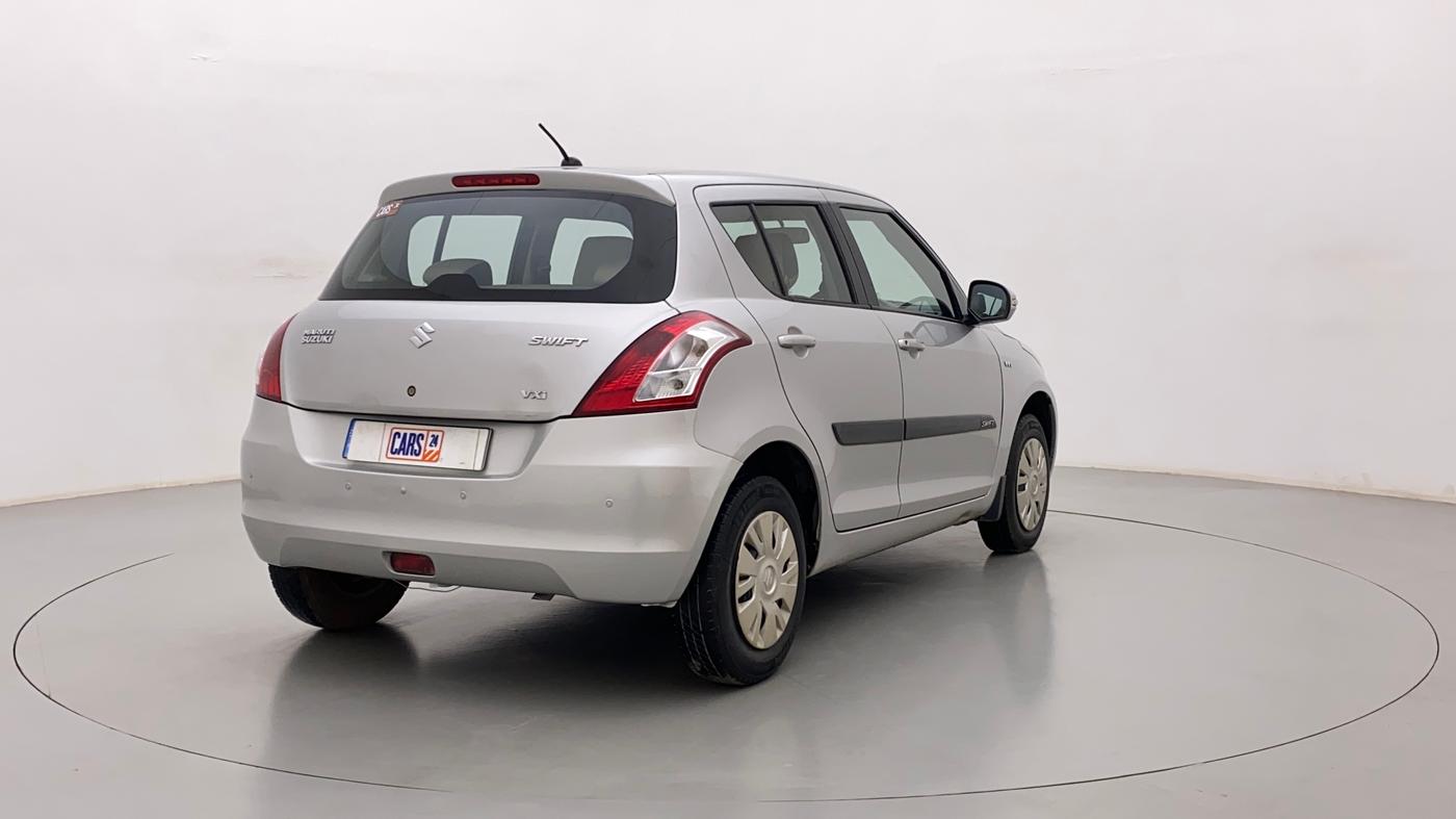 2013 Maruti Swift VXI, Petrol, Manual, 1,27,918 km, Right Back Diagonal