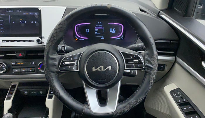 2022 KIA CARENS PRESTIGE 1.4 PETROL 7 STR, Petrol, Manual, 9,956 km, Steering Wheel Close Up