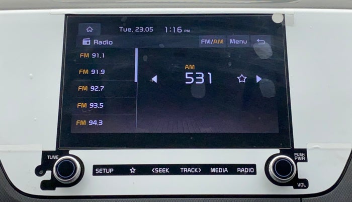 2022 KIA CARENS PRESTIGE 1.4 PETROL 7 STR, Petrol, Manual, 9,956 km, Infotainment System