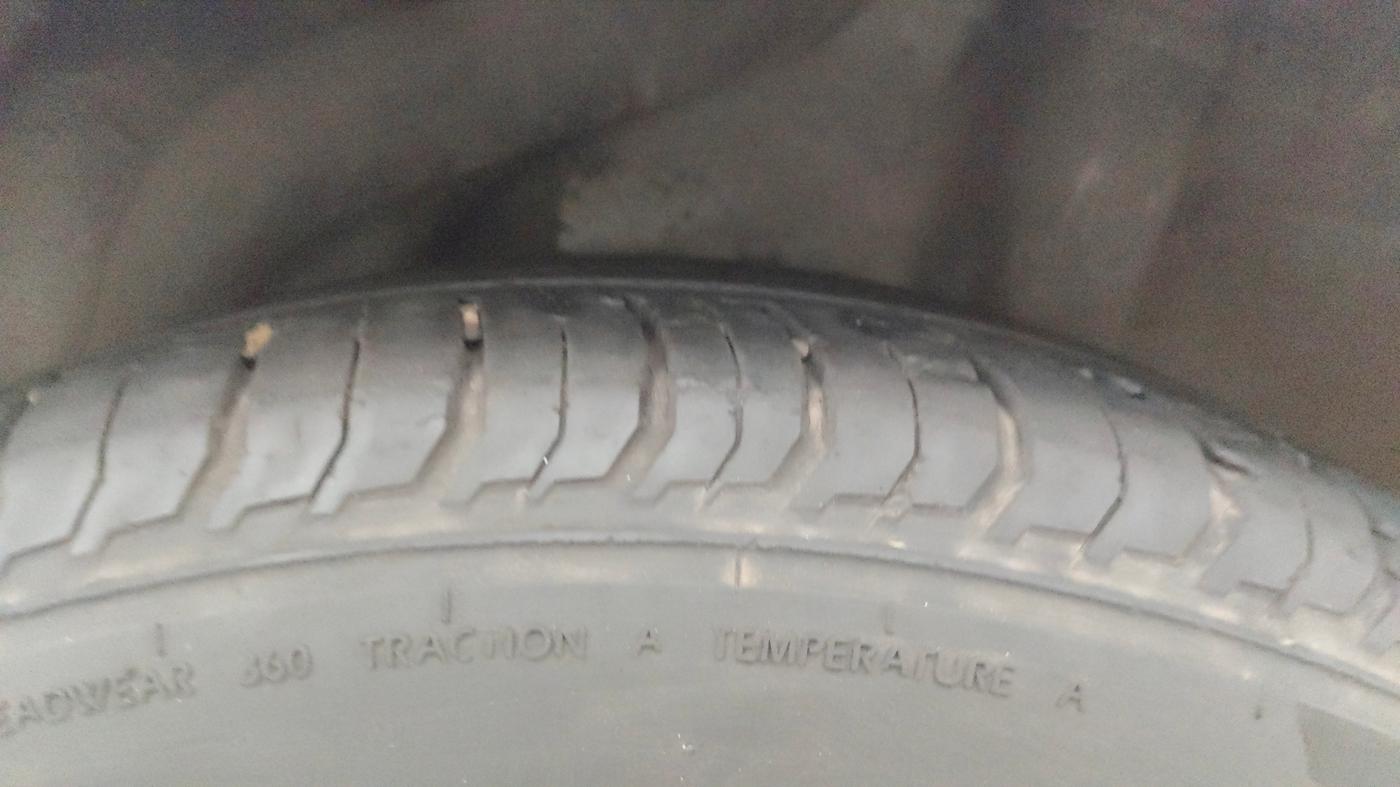 2024 Hyundai Verna SX (O) 1.5 TURBO PETROL DCT, Petrol, Automatic, 55,957 km, Left Rear Tyre Tread