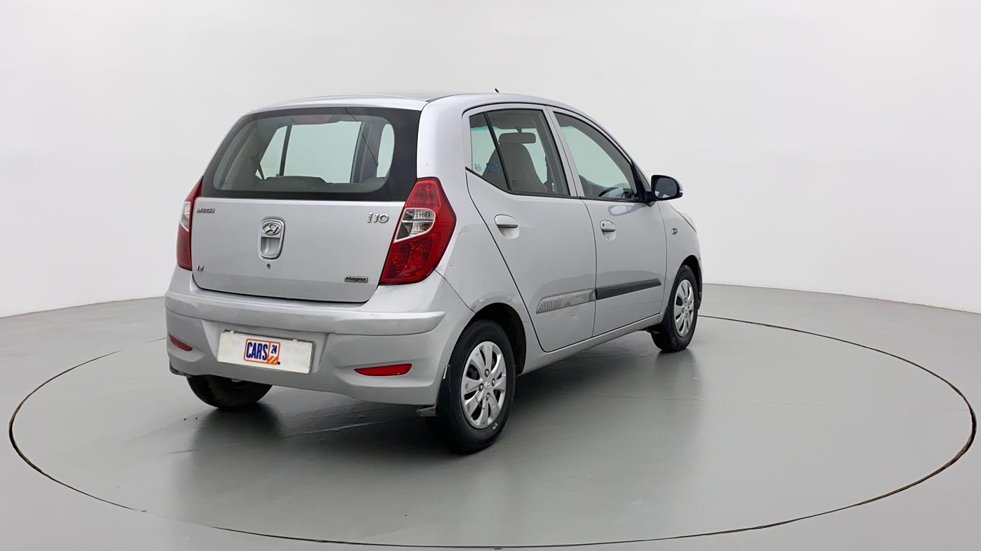 2011 Hyundai i10 MAGNA 1.2, Petrol, Manual, 60,372 km, Right Back Diagonal