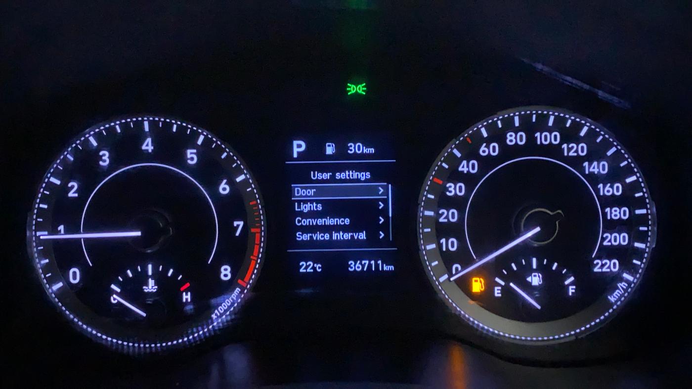 2021 Hyundai VENUE SX PLUS 1.0 TURBO DCT, Petrol, Automatic, 36,818 km, Odometer Image
