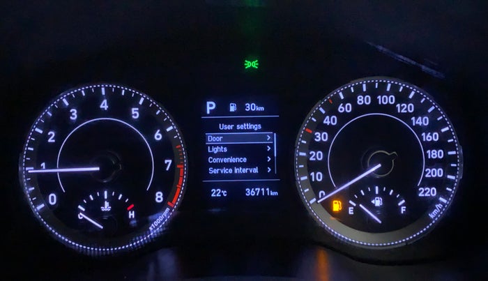 2021 Hyundai VENUE SX PLUS 1.0 TURBO DCT, Petrol, Automatic, 36,818 km, Odometer Image