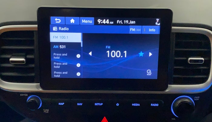 2021 Hyundai VENUE SX PLUS 1.0 TURBO DCT, Petrol, Automatic, 36,818 km, Infotainment System