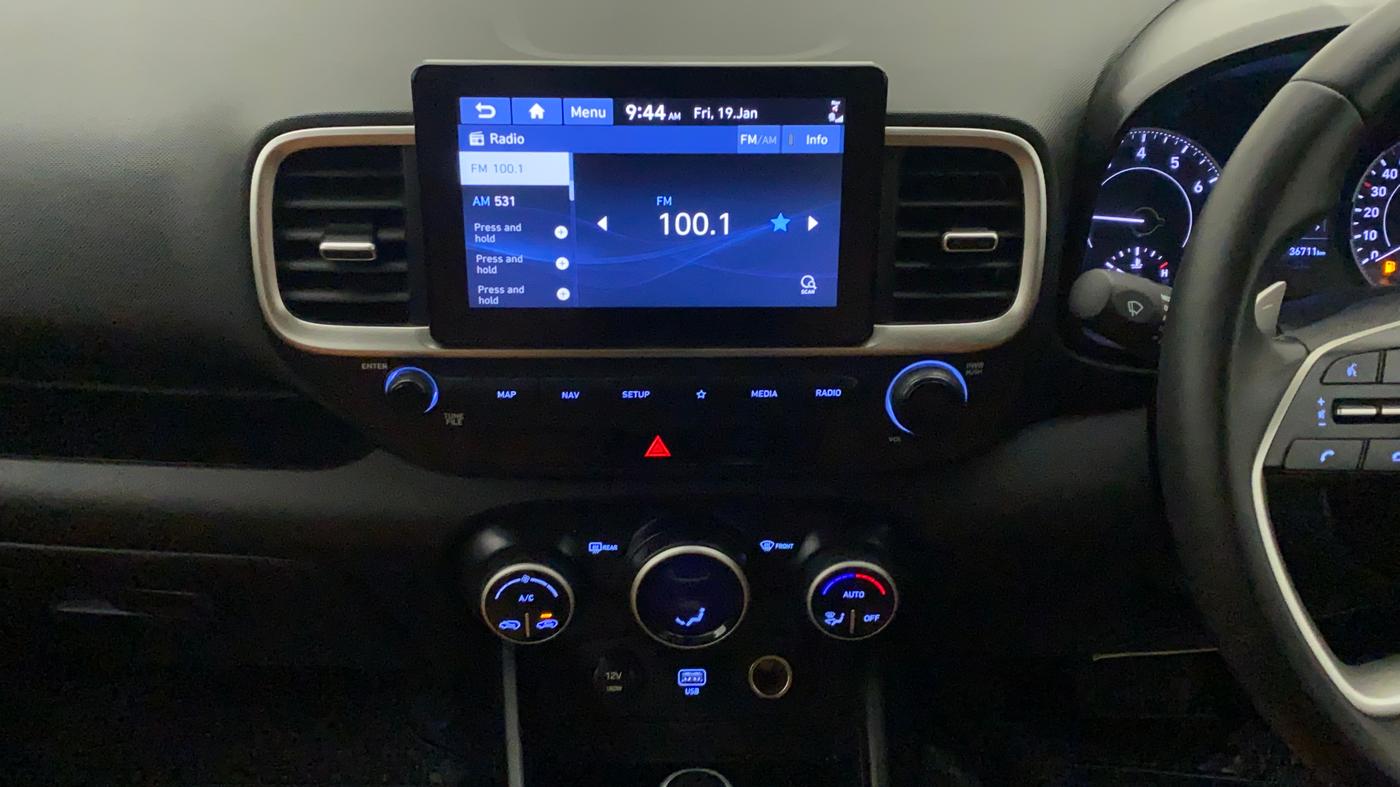 2021 Hyundai VENUE SX PLUS 1.0 TURBO DCT, Petrol, Automatic, 36,818 km, Air Conditioner