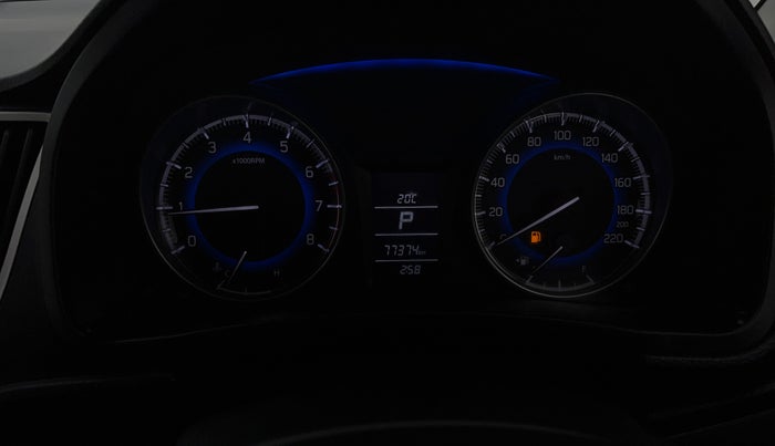 2016 Maruti Baleno DELTA CVT PETROL 1.2, Petrol, Automatic, 77,370 km, Odometer Image