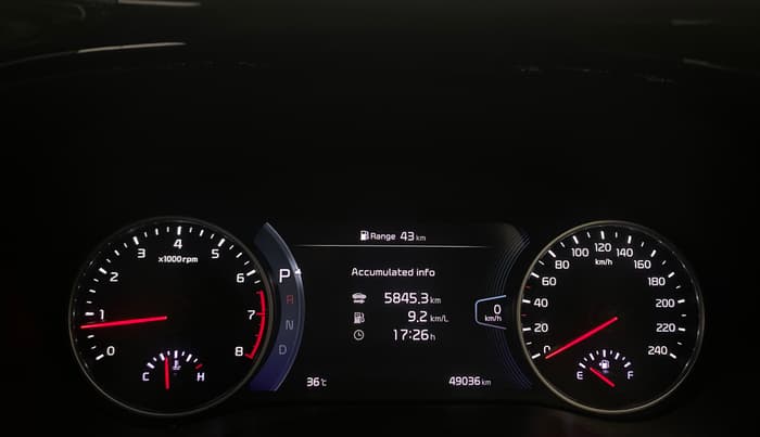 2019 KIA SELTOS GTX PLUS DCT 1.4 PETROL, Petrol, Automatic, 49,035 km, Odometer Image