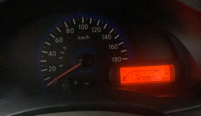 2014 Datsun Go T, Petrol, Manual, 47,056 km, Odometer Image