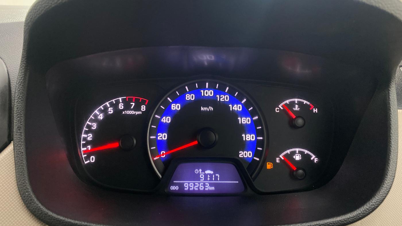 2018 Hyundai Xcent S 1.2, CNG, Manual, 99,263 km, Odometer Image