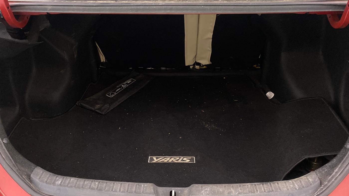 2018 Toyota YARIS G MT, Petrol, Manual, 51,973 km, Boot Inside