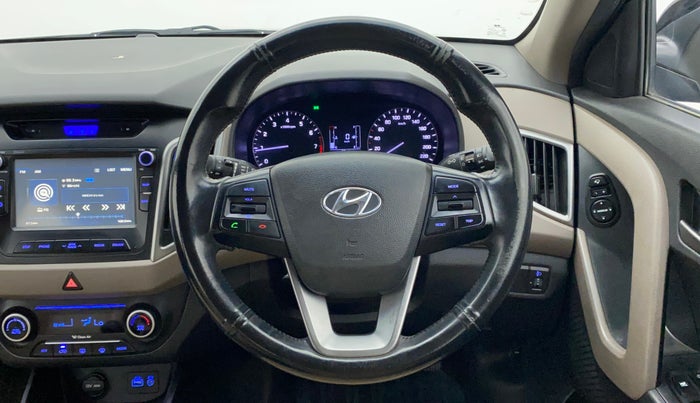 2016 Hyundai Creta SX PLUS 1.6 PETROL, Petrol, Manual, 1,13,503 km, Steering Wheel Close Up