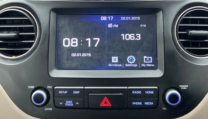 2019 Hyundai Grand i10 SPORTZ 1.2 KAPPA VTVT, Petrol, Manual, 87,189 km, Infotainment System