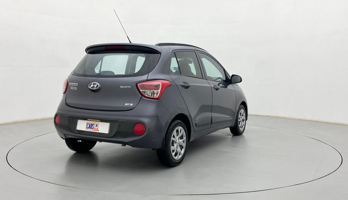2019 Hyundai Grand i10 SPORTZ 1.2 KAPPA VTVT, Petrol, Manual, 87,189 km, Right Back Diagonal