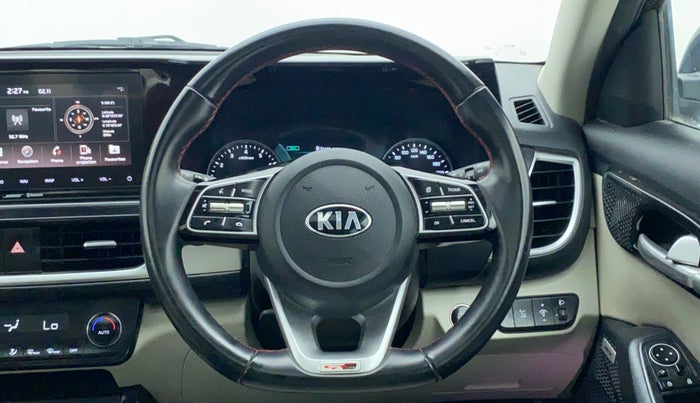 2020 KIA SELTOS GTX + AT PETROL, Petrol, Automatic, 28,506 km, Steering Wheel Close Up