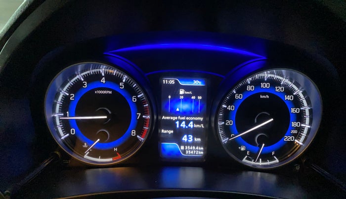 2018 Maruti Baleno ALPHA PETROL 1.2, Petrol, Manual, 35,468 km, Odometer Image