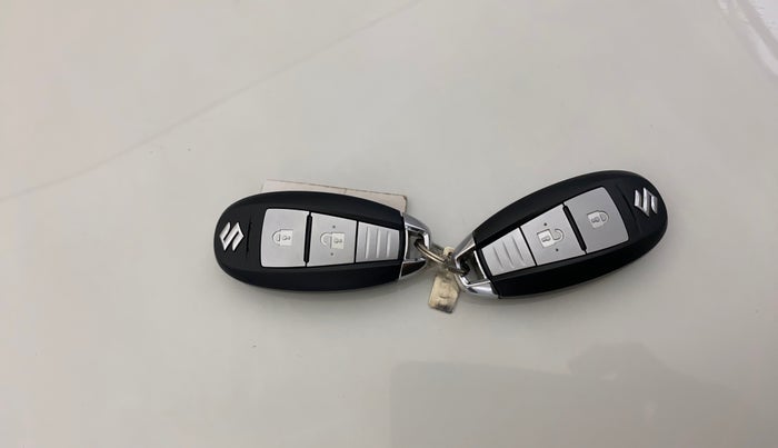 2021 Maruti Vitara Brezza ZXI PLUS AT SHVS, Petrol, Automatic, 81,216 km, Key Close Up