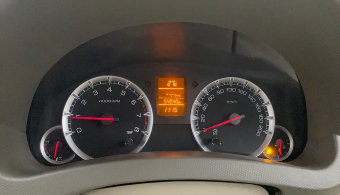 2015 Maruti Ertiga ZXI, Petrol, Manual, 54,038 km, Odometer Image