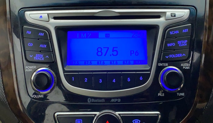 2014 Hyundai Verna FLUIDIC 1.6 VTVT SX AT, Petrol, Automatic, 22,288 km, Infotainment System