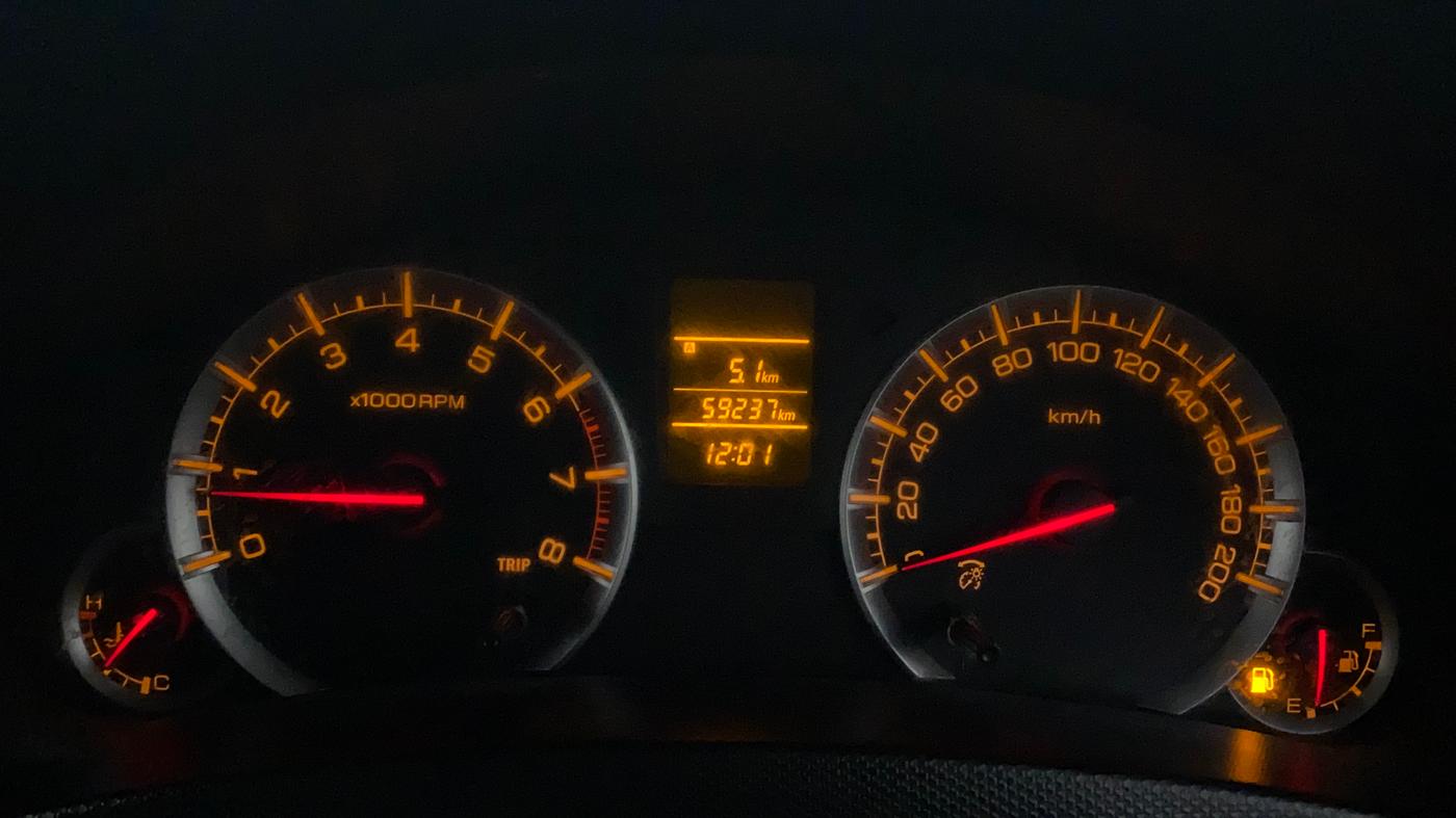 2015 Maruti Swift VXI, Petrol, Manual, 59,531 km, Odometer Image