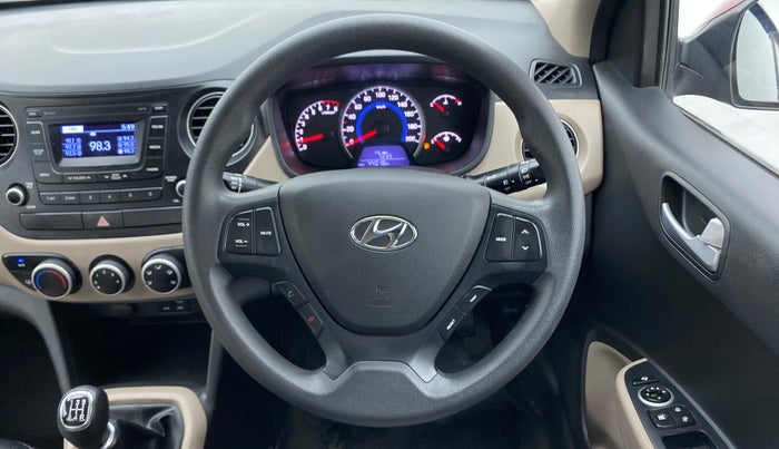 2016 Hyundai Grand i10 SPORTZ 1.2 KAPPA VTVT, Petrol, Manual, 44,017 km, Steering Wheel Close Up
