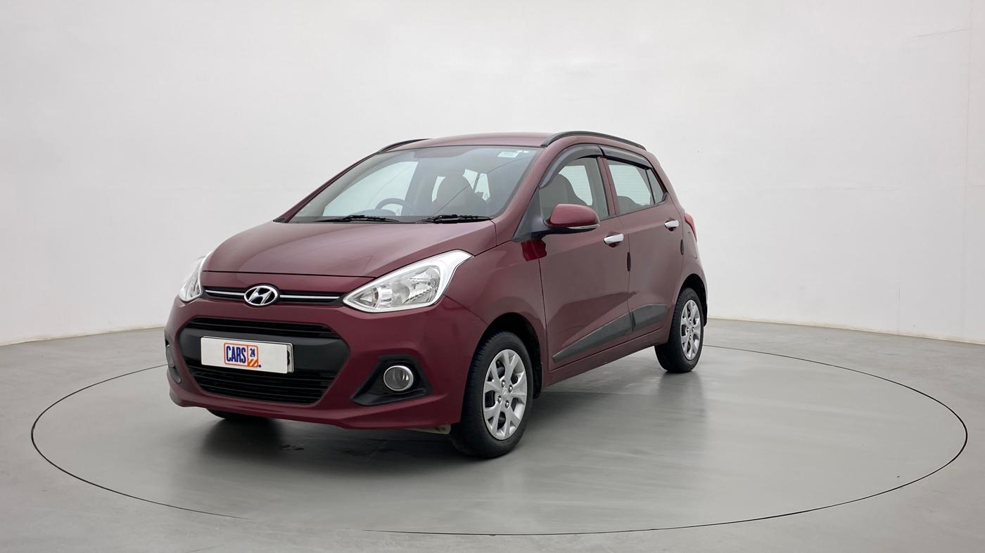 2016 Hyundai Grand i10 SPORTZ 1.2 KAPPA VTVT, Petrol, Manual, 44,017 km, Left Front Diagonal