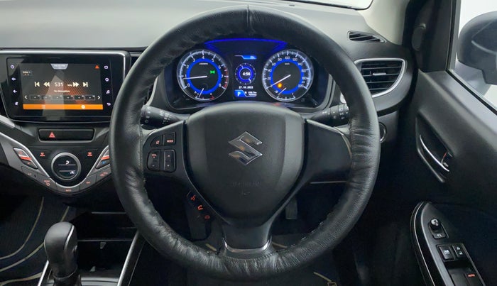 2021 Maruti Baleno ZETA CVT PETROL 1.2, Petrol, Automatic, 7,898 km, Steering Wheel Close Up