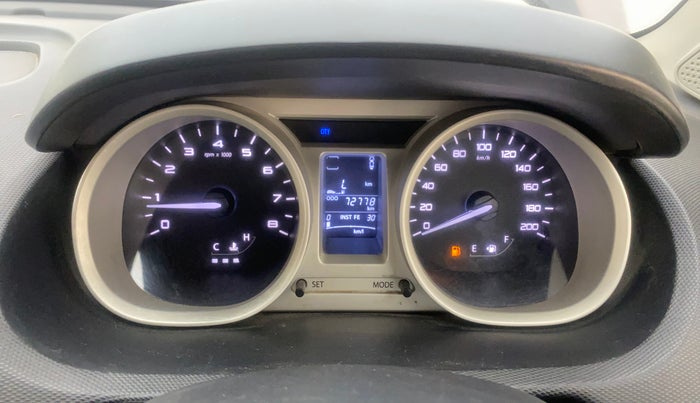 2017 Tata Tiago XZ PETROL, Petrol, Manual, 72,740 km, Odometer Image