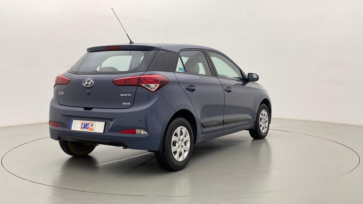 2014 Hyundai Elite i20 SPORTZ 1.4, Diesel, Manual, 83,271 km, Right Back Diagonal