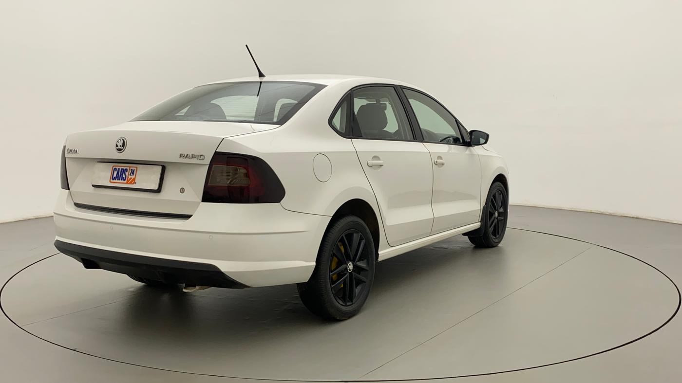 2021 Skoda Rapid 1.0 AMBITION TSI MT, Petrol, Manual, 67,205 km, Right Back Diagonal