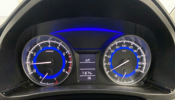 2016 Maruti Baleno DELTA PETROL 1.2, Petrol, Manual, 71,638 km, Odometer Image