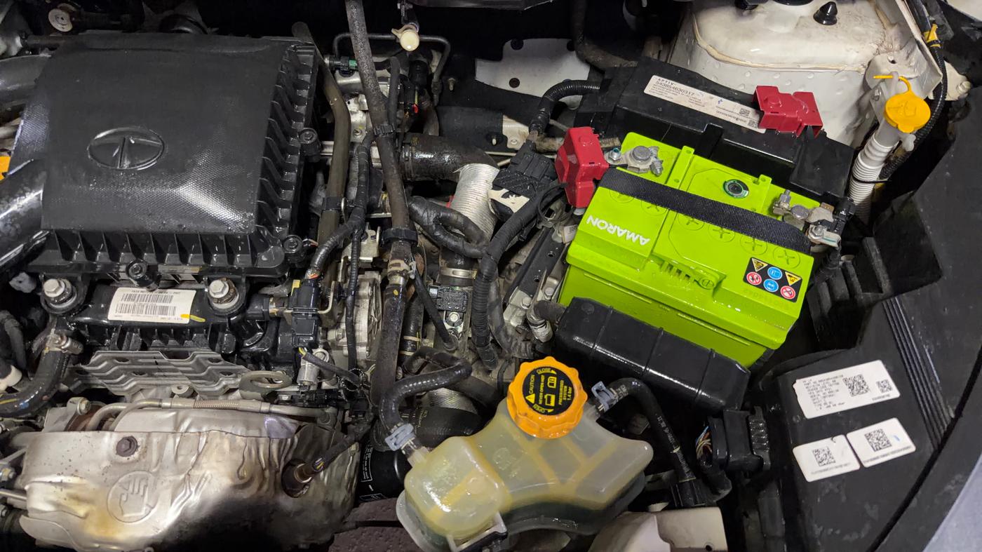 2021 Tata NEXON XZ PLUS (O) PETROL, Petrol, Manual, 39,505 km, Engine View - Left
