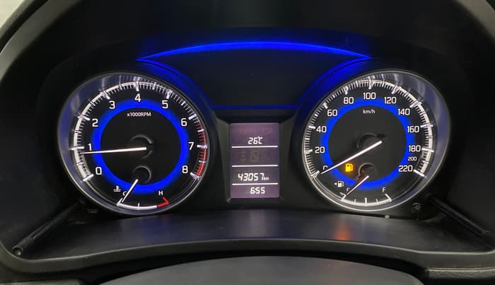 2016 Maruti Baleno DELTA PETROL 1.2, Petrol, Manual, 43,061 km, Odometer Image