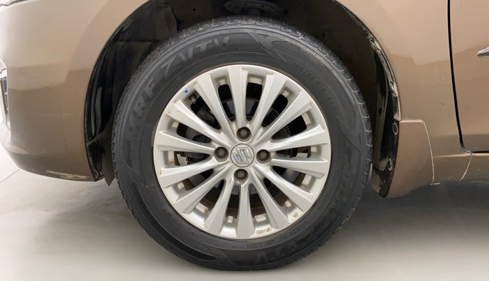 2015 Maruti Ciaz ZXI, Petrol, Manual, 53,491 km, Left Front Wheel