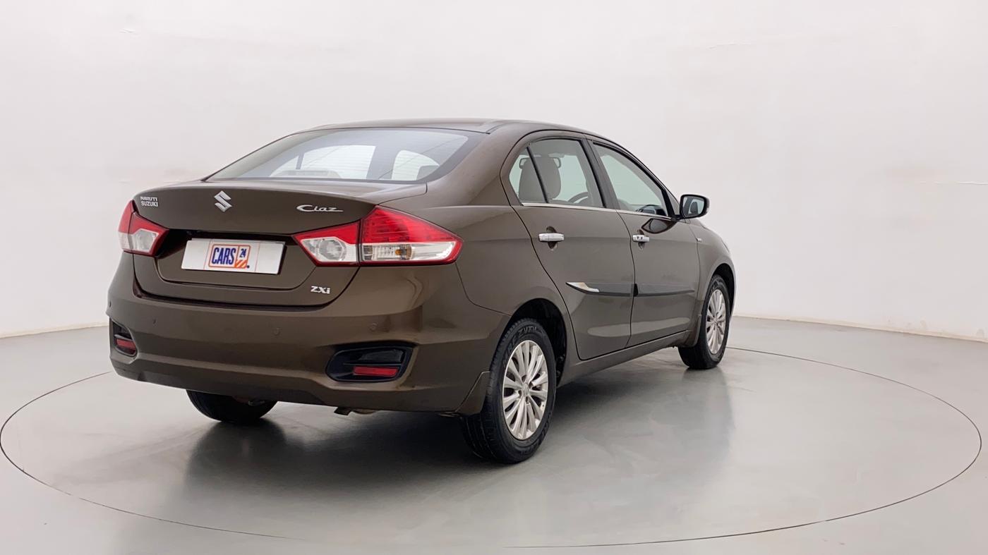 2015 Maruti Ciaz ZXI, Petrol, Manual, 53,491 km, Right Back Diagonal