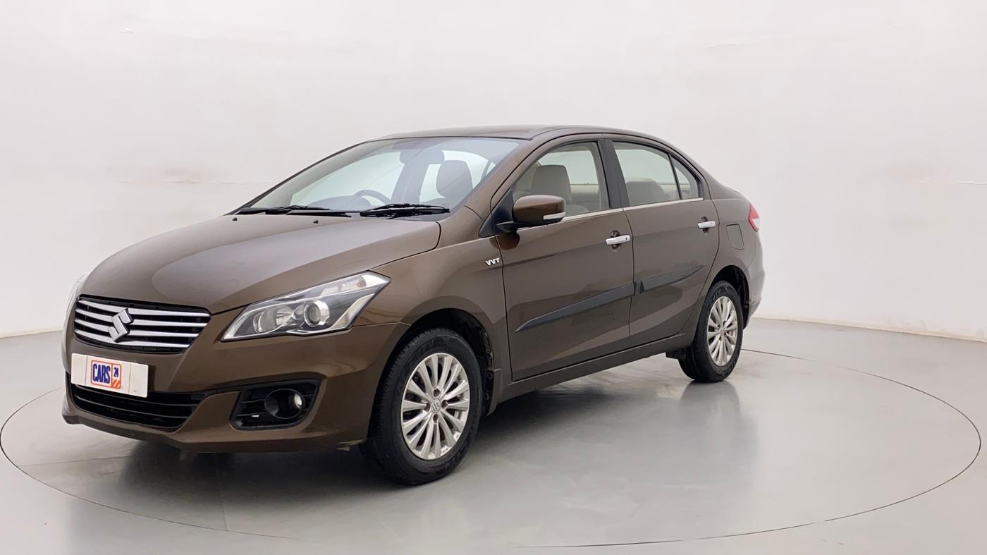 2015 Maruti Ciaz ZXI, Petrol, Manual, 53,491 km, Left Front Diagonal