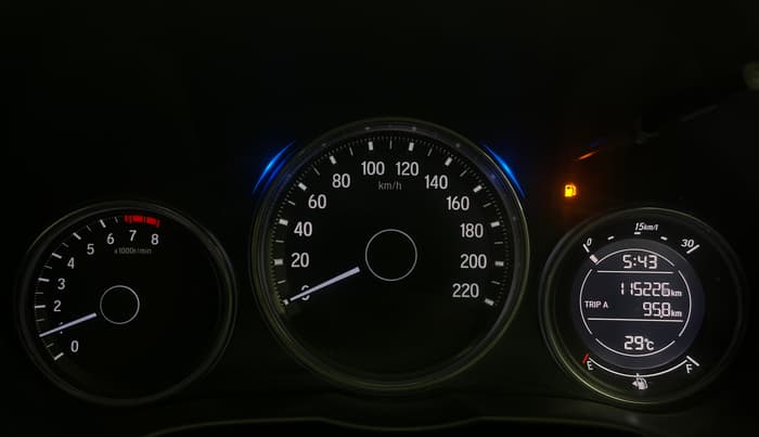 2017 Honda City 1.5L I-VTEC V MT, Petrol, Manual, 1,15,207 km, Odometer Image