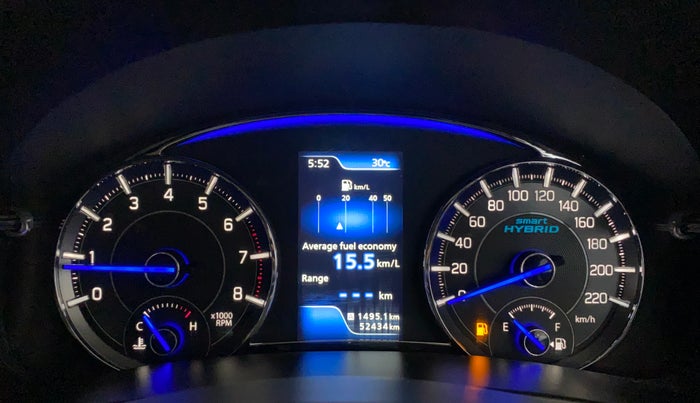 2018 Maruti Ciaz SIGMA 1.5 SHVS MT  PETROL, Petrol, Manual, 52,390 km, Odometer Image
