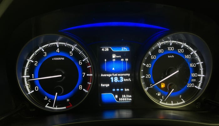 2021 Toyota Glanza G, Petrol, Manual, 99,637 km, Odometer Image