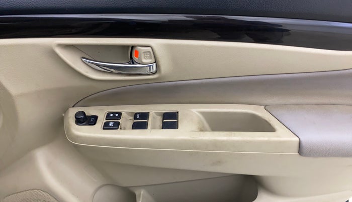2017 Maruti Ciaz ALPHA  AT 1.4  PETROL, Petrol, Automatic, 79,066 km, Driver Side Door Panels Control